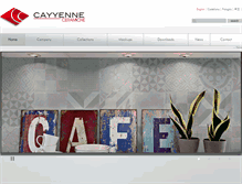 Tablet Screenshot of cayyenne.com